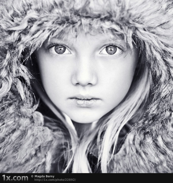 Съемка женского портрета зимой